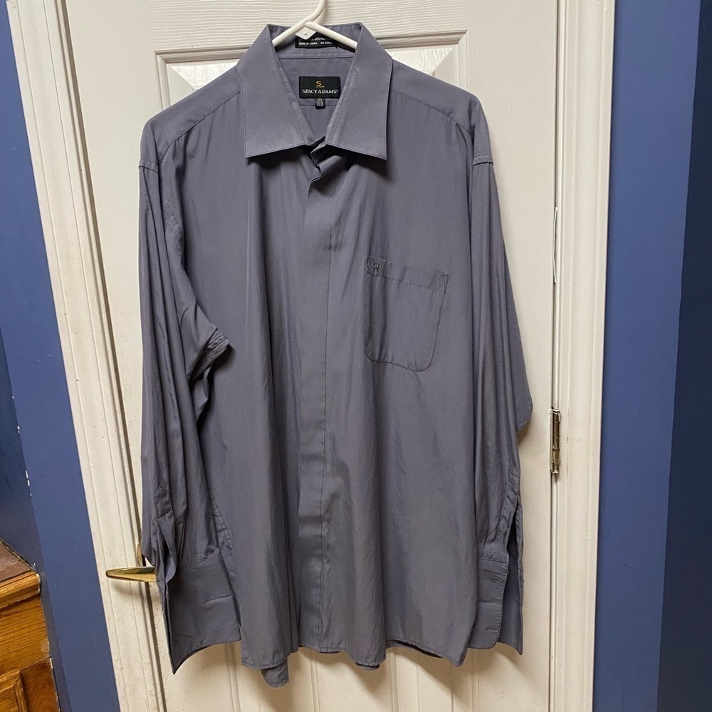 Stacy Adams Dress Shirt For Men
Men Color: gray Size:  neck 17.5